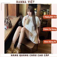 Set Đồ Nữ, Set Áo Váy Trắng Babydoll Cổ Ren Buộc Nơ Mix Chân Váy Ngắn Xòe Siêu Hack Tuổi Ms09