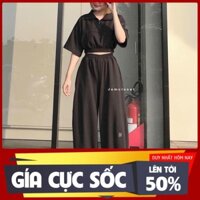 Set Đồ Nữ, Set Bộ Croptop Mix Quần Boom Gấu Chất Umi Siêu Xinh  ཾ