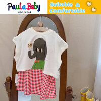 Set đồ Paula Baby gồm áo dệt kim và đầm thời trang xinh xắn cho bé gái