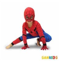 Set đồ siêu nhân nhện (Spiderman)cho bé trai từ 12-43Kg tay dài quần dài-Chất liệu thun cotton-H&N