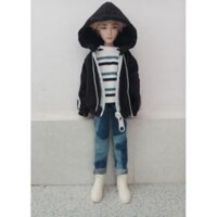 Set đồ size kem,mattel bts (gồm quần+áo thun+áo khoác)