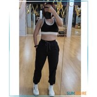 Set Đồ Tập Thể Thao Cho Nữ – Jogger Đen