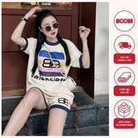 Set đôi Mẹ và Bé chất thun cotton co giãn 4c hình in BB sành điệu BG17