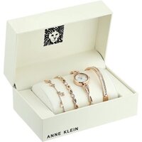 Set đồng hồ Anne Klein AK/ 3082RGST Mother of Pearl Dial Ladies Watch Set