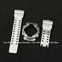 Set Đồng hồ G-Shock GA-110 bạc bóng hàng real