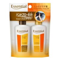 Sét du lịch dầu gội và xả dưỡng tóc KAO Essential 90ml màu vàng