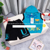 Set đùi bé trai 10-60kg, bộ áo sát nách phối nón quần đùi cao Cấp cho bé trai