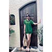 Set đũi linen - bộ đùi mùa hè