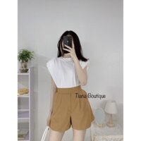 Set Đũi Nữ Tay Ngắn Quần Ngắn Siêu Xinh,Chất Mềm Mịn , Sang Chảnh Phong Cách Hàn Quốc