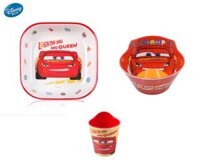 Set dụng cụ ăn 3 món Melamine chịu nhiệt in hình Disney - McQueen