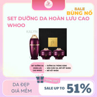 Set dưỡng da Hoàn Lưu Cao WHOO Mini 3 sản phẩm giúp Phục hồi và trẻ hóa làn da