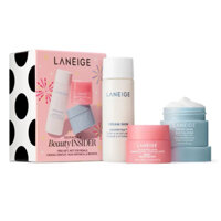 Set dưỡng da Laneige mini size (set Happy Birthday) gồm mặt nạ ngủ môi, kem đươnh và toner