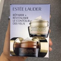 Set dưỡng da  mini estee lauder kem mắt + kem dưỡng