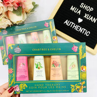 Set dưỡng da tay Crabtree & Evelyn Hand Therapy - Green, 4 x 25g