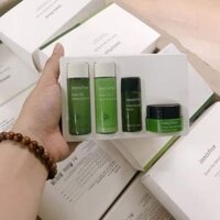 SET DƯỠNG DA TRÀ XANH 4 món INNISFREE GREEN TEA SEED SERUM SPECIAL SET NEW 2019