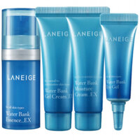 Set dưỡng mini cung cấp nước Laneige water bank trial kit (4 item)
