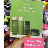 Set dưỡng trà xanh innisfree cho da dầu, mụn HSD 8-2023