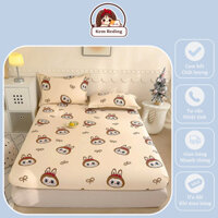 Set ga vỏ gối Lụa Thái  bo chun 3 món