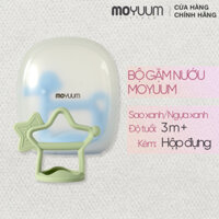 Set gặm nướu silicon Moyuum - 3m+ - Sao/Xanh + Ngựa/Xanh
