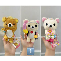 SET gấu bông RILAKKUMA 15cm