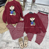 Set gấu Teddy len bông