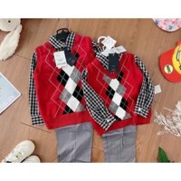 SET GHILE SƠ MI QUẦN ÂU DOCKERS XUẤT DƯ XỊN CỰC ĐẸP CHO BÉ TRAI - CỐM KIDS NT