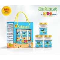 Sét giỏ 6 hủ nước yến sào Khánh Hòa Safanest cho trẻ em 70ml 35% tổ yến