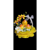 sét giỏ oản đào vè tự gắn