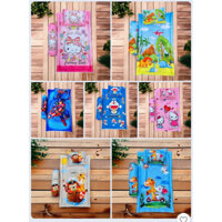 sét gối, nệm,cho bé đi học mẫu giáo, chất thun lạnh 5D