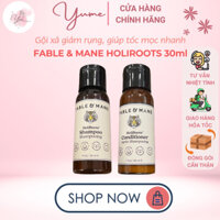 Set gội xả kích thích mọc tóc và giảm rụng tóc Fable & Mane HoliRoots 30ml