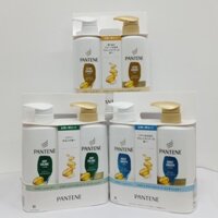 set gội xả PANTENE xanh dương