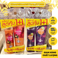 Set gội xả sunsilk natural bio active thái lan