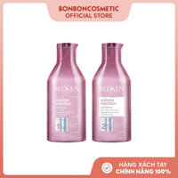 Set Gội Xả Tăng Phồng Cho Tóc Mỏng REDKEN Volume Injection Shampoo and Conditioner 300ML BONBONCOSMETIC