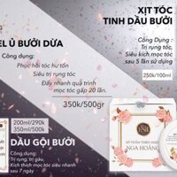 Set gội - xả - tinh dầu bưởi Nga Hoàng