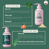 Set gội + xả treatment thuần chay Diane Be True – Smooth Repair RELAX