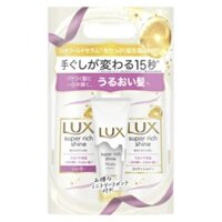Set gội xả ủ tóc LUX Super Rich Shine Moisture dưỡng ẩm tóc khô & hư tổn