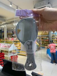 Set gương lược cầm tay bằng nhựa xinh xắn chống tĩnh điện Tmark