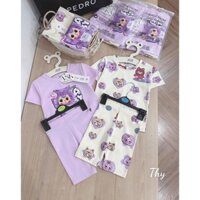 SÉT HAI BỘ BABY THREE TÍM SIÊU HOT