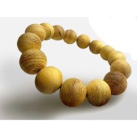 Set Hạt Gỗ Mít Tự Xâu - Vòng Tay Gỗ Mít Phong Thuỷ ( hình thật )