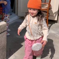 Set HipHop Áo Khoác Mix Quần Túi Hộp Phong Cách Năng Động, Bộ Đồ Bé Gái Từ 10-22kg Hey Susie S5618