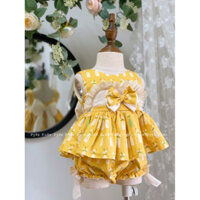 Set hoa nhí vàng style hàn cho bé- hàng thiết kế