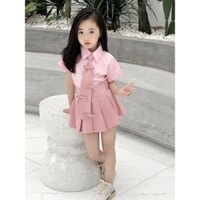 Sét học sinh 3 chi tiết cà vạt thiết kế nơ 10-30kg