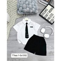 set học sinh cà vạt bé trai