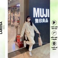 Set hoodie kèm quần jogger [FREESHIP]🌸  Bộ đồ nỉ  bông dày dặn, dây rút bản to form rộng Ullzang 🌸