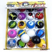 Set Hộp 12 Bóng Banh Pokemon Throw 'n' Pop Poke Ball Tomi Tanara - Trận Chiến Các Siêu Thú Pikachu
