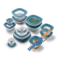 Sét hộp đựng thực phẩm 28 món Rubbermaid Flex & Seal - Made in USA.