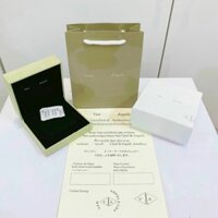 Set Hộp Đựng Trang Sức Dây Chuyền, Bông Tai Sami Hộp Vải Nhung Thương Hiệu Van_Cle_ef