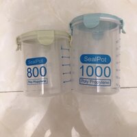 Set hộp nhựa đựng đồ khô