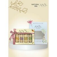 Set Hộp Quà Tặng 4 gel tắm AN'Sw-Tặng sinh nhật, 8/3, 20/10, 20/11, Noel, Tết, Valentine (kèm túi giấy)