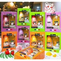 Set hộp quà tặng bộ đôi sữa tắm và tẩy tế bào chết Cottage cao cấp - Hàng chính hãng